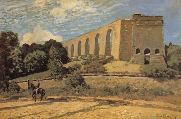 Alfred Sisley The Aqueduct at Marly oil painting picture